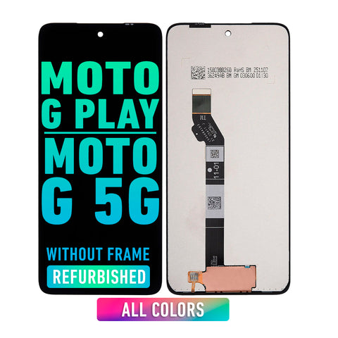 Motorola Moto G Play (XT2615/2026)/ G 5G (XT2613/2026) LCD Screen Assembly Replacement Without Frame (Refurbished) (All Colors)