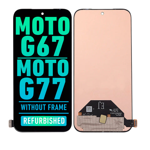 Motorola Moto G67 (XT2621-2 / 2026) / G77 (XT2621-4 / 2026) OLED Screen Assembly Replacement Without Frame (Refurbished) (All Colors)