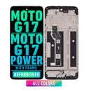 Motorola Moto G17 (XT2623 / 2026) / G17 Power (XT2623-4 / 2026) LCD Assembly With Frame (Refurbished) (All Colors)