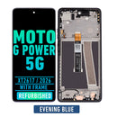 Motorola Moto G Power 5G (XT2617 /2026) LCD Assembly With Frame (Refurbished) (Evening Blue)