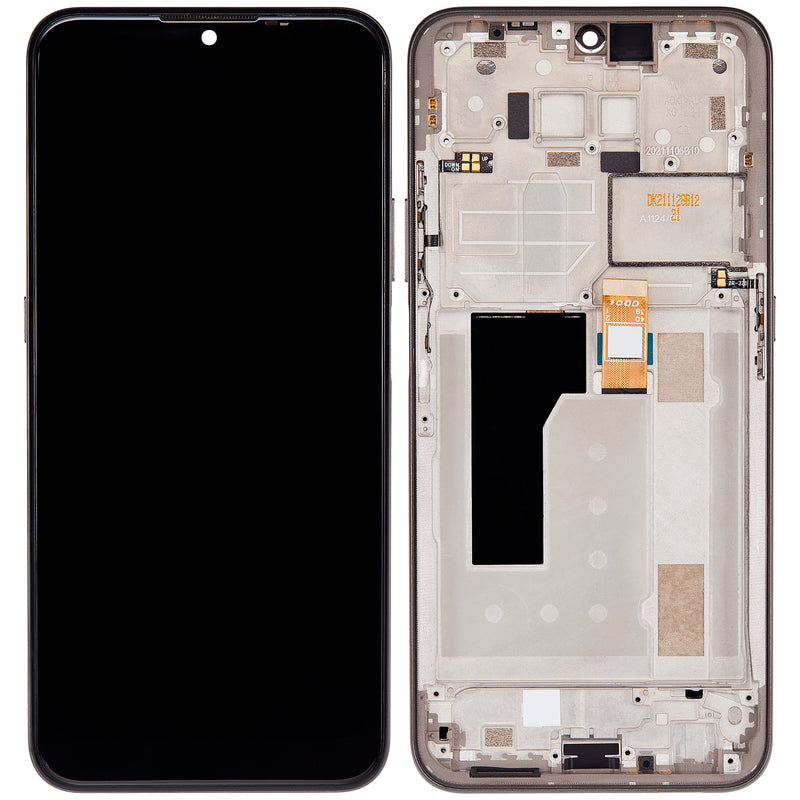 Nokia G300 LCD Screen Assembly Replacement With Frame (Refurbished) (Meteor Gray)