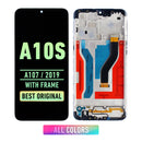 Samsung Galaxy A10s (A107 / 2019) OLED Screen Assembly Replacement With Frame (Refurbished) (All Colors)