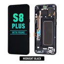Samsung Galaxy S8 Plus OLED Screen Assembly Replacement With Frame (Refurbished) (Midnight Black)