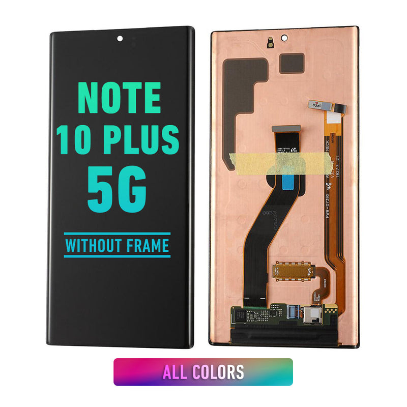 Samsung Galaxy Note 10 Plus / Note 10 Plus 5G OLED Screen Assembly Replacement Without Frame (Refurbished) (All Colors)