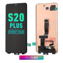 Samsung Galaxy S20 Plus 5G OLED Screen Assembly Replacement Without Frame (Compatible with All Carriers) (Refurbished) (All Colors)