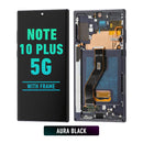 Samsung Galaxy Note 10 Plus / Note 10 Plus 5G OLED Screen Assembly Replacement With Frame (Refurbished) (Aura Black)