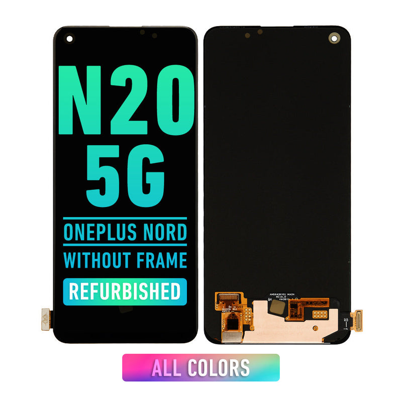 OnePlus Nord N20 5G OLED Screen Assembly Replacement Without Frame (Refurbished) (All Colors)
