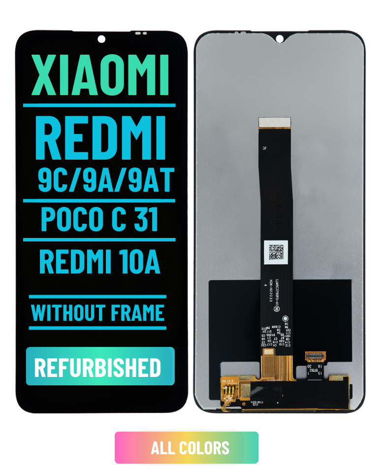 Xiaomi Redmi 9C / 9A / 9AT / POCO C31 / 10A OLED Screen Assembly Replacement Without frame (Refurbished) (All Colors)