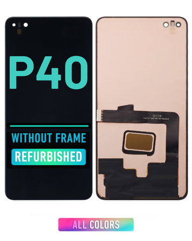 Huawei P40 - OLED Screen Assembly Replacement Without frame (Refurbished) (All Colors)