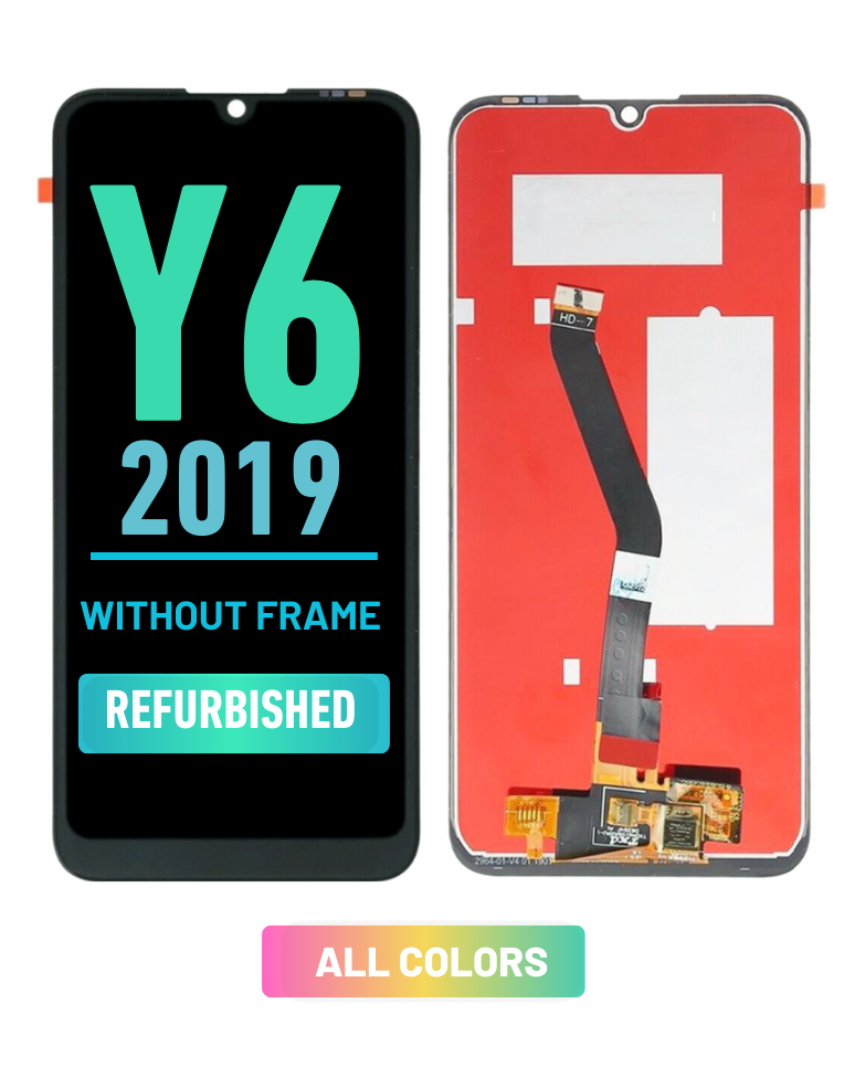 Huawei Y6 / Y6S (2019) - OLED Screen Assembly Replacement Without frame (Refurbished) (All Colors)