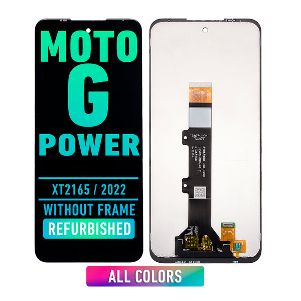 Motorola Moto G Power (XT2165 / 2022) LCD Screen Assembly Replacement Without Frame (Refurbished) (All Colors)