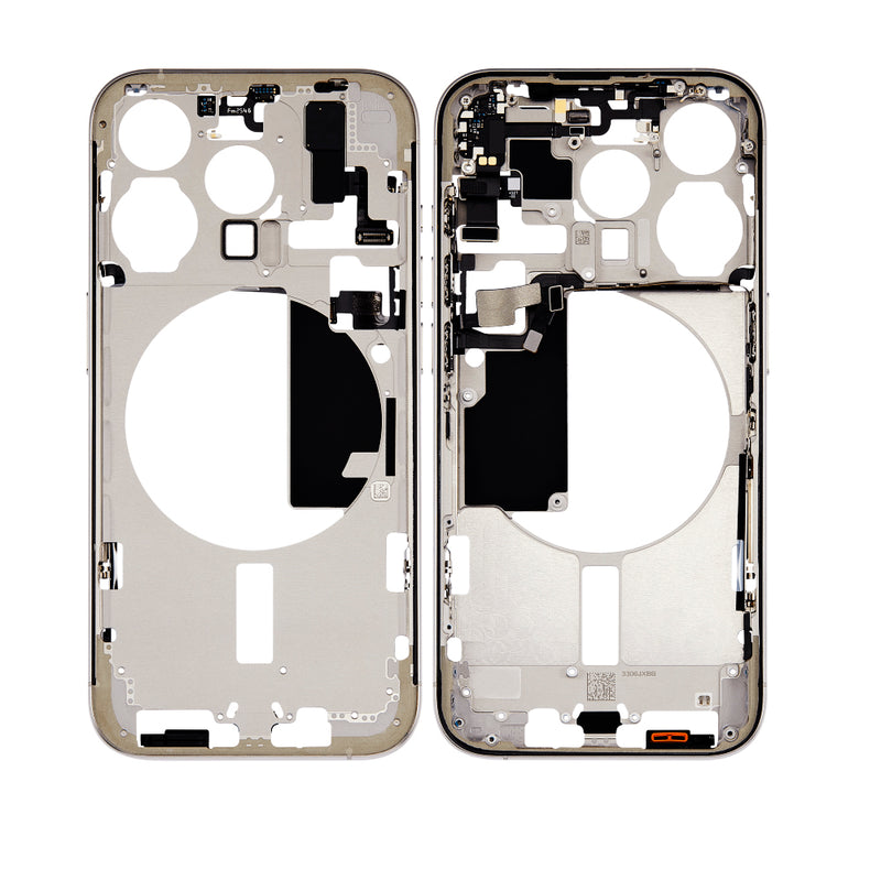 iPhone 15 Pro Mid-frame Housing With Power & Volume Button Replacement (US Version) (All Colors)