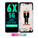 T-Mobile Revvl 6x 5G LCD Screen Assembly Replacement With Frame (Refurbished) (All Colors)