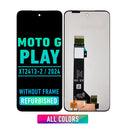 Motorola Moto G Play (XT2413-2 / 2024) LCD Screen Assembly Replacement Without Frame (Refurbished) (All Colors)
