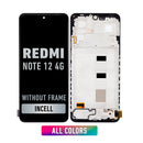 Redmi Note 12 4G LCD Screen Assembly Replacement Without Frame (Incell) (All Colors)