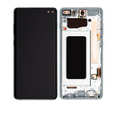 Samsung Galaxy S10 Plus LCD Screen Assembly Replacement With Frame (WITHOUT FINGER PRINT SENSOR)  (Aftermarket Incell) (Prism Green)
