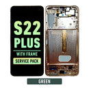 Samsung Galaxy S22 Plus OLED Screen Assembly Replacement With Frame (Service Pack) (Green)