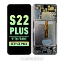 Samsung Galaxy S22 Plus OLED Screen Assembly Replacement With Frame (Service Pack) (White)