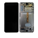 Samsung Galaxy S22 Plus OLED Screen Assembly Replacement With Frame (Refurbished) (White)