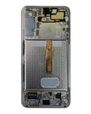 Samsung Galaxy S22 Plus OLED Screen Assembly Replacement With Frame (Refurbished) (White)