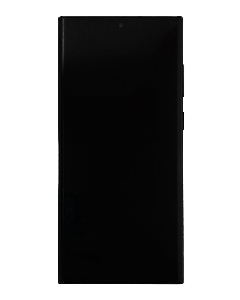 Samsung Galaxy S22 Ultra OLED Screen Assembly Replacement With Frame (Refurbished) (Phantom Black)