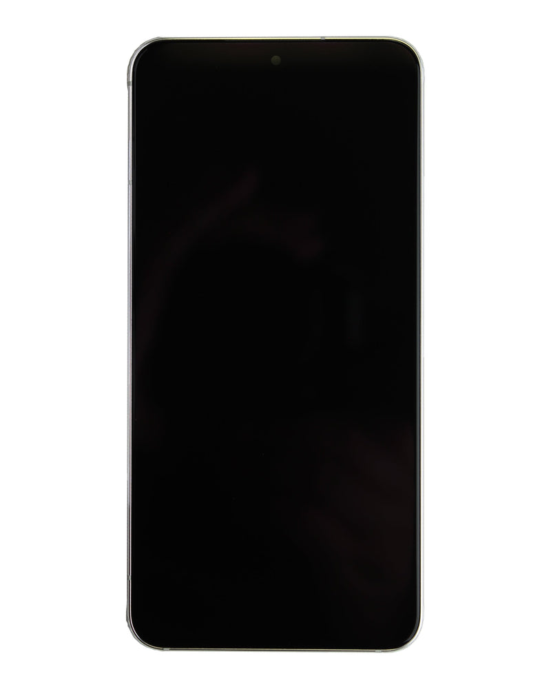 Samsung Galaxy S22 5G OLED Screen Assembly Replacement With Frame (Refurbished) (White)