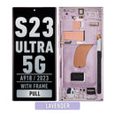 Samsung Galaxy S23 Ultra OLED Screen Assembly Replacement With Frame (Aftermarket Pull) (GOOD) (Lavender)