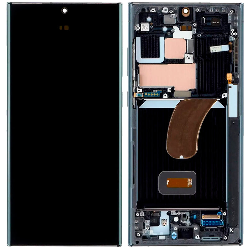 Samsung Galaxy S23 Ultra OLED Screen Assembly Replacement With Frame (OLED PLUS) (Graphite)