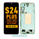 Samsung Galaxy S24 Plus 5G OLED Screen Assembly Replacement With Frame (OLED PLUS) (Jade Green)