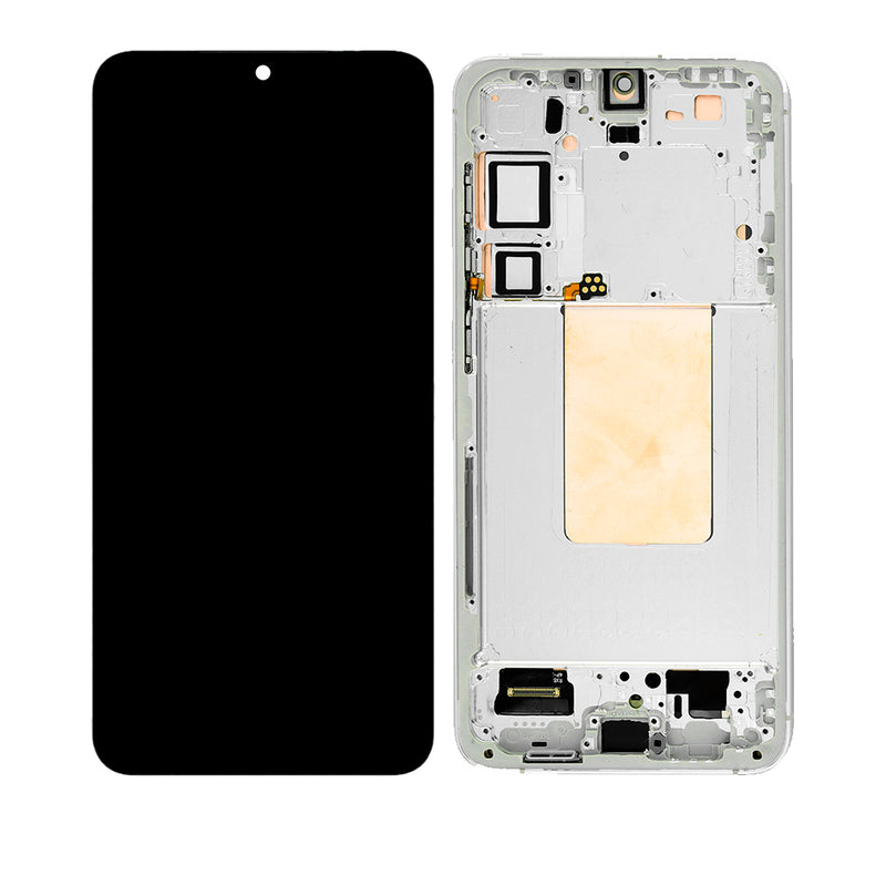 Samsung Galaxy S24 Plus 5G OLED Screen Assembly Replacement With Frame (Refurbished) (Marble Gray)