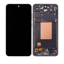 Samsung Galaxy S24 FE 5G OLED Screen Assembly Replacement With Frame (Refurbished) (Graphite)