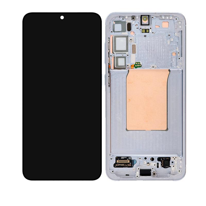 Samsung Galaxy S25 Plus 5G OLED Screen Assembly Replacement With Frame (Refurbished) (Silver Shadow)
