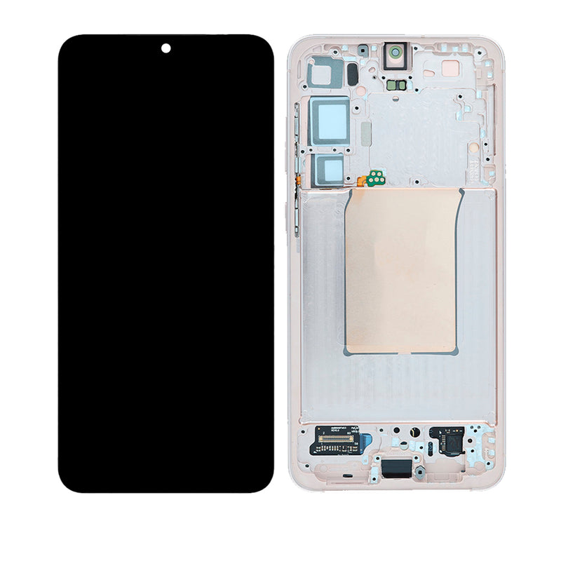 Samsung Galaxy S25 Plus 5G OLED Screen Assembly Replacement With Frame (Refurbished) (PinkGold)