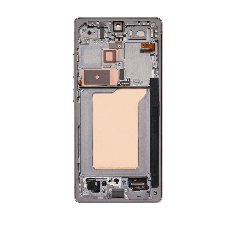 Samsung Galaxy S25 Ultra 5G OLED Screen Assembly Replacement With Frame (Refurbished) (Titanium Silver)