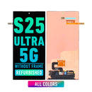 Samsung Galaxy S25 Ultra 5G OLED Screen Assembly Replacement Without Frame (Refurbished) (All Colors)
