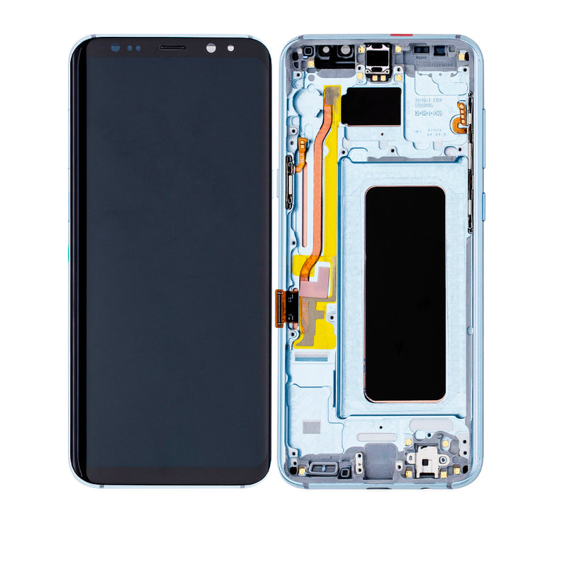 Samsung Galaxy S8 Plus LCD Screen Assembly Replacement With Frame (OLED PLUS) (Coral Blue)