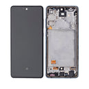 Samsung Galaxy A72 5G (A726 2021) OLED Screen Assembly Replacement With Frame (Refurbished) (Awesome Black)