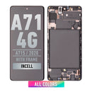 Samsung Galaxy A71 4G (A715 / 2020) LCD Screen Assembly Replacement With Frame (Aftermarket Incell) (All Colors)