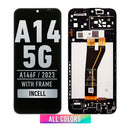 Samsung Galaxy A14 (A145F / A145M) A14 5G (A146B / 2023) LCD Screen Assembly Replacement With Frame (INCELL) (All Colors)