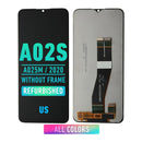 Samsung Galaxy A02s (A025M / 2020) LCD Screen Assembly Replacement Without Frame (Refurbished) (US Version) (All Colors)