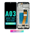 Samsung Galaxy A03 (A035F / 2021) LCD Screen Assembly Replacement With Frame (Refurbished) (All Colors)