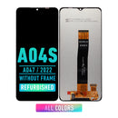 Samsung Galaxy A04s (A047 / 2022) LCD Screen Assembly Replacement Without Frame (Refurbished) (All Colors)