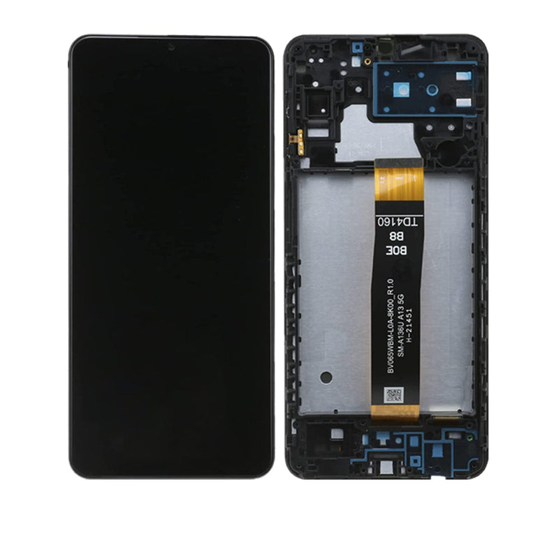 Samsung Galaxy A13 5G (A136U / 2021) LCD Screen Assembly Replacement With Frame (Refurbished) (All Colors)