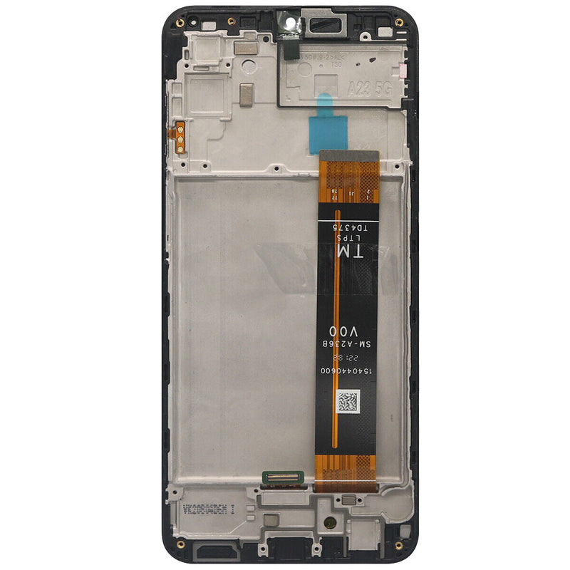 Samsung Galaxy A23 5G (A236V / 2022) LCD Screen Assembly Replacement With Frame (Only Verizon) (Refurbished) (Black)