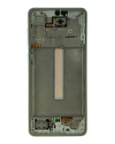 Samsung Galaxy A33 5G (A336 / 2022) OLED Screen Assembly Replacement With Frame (Refurbished) (White)