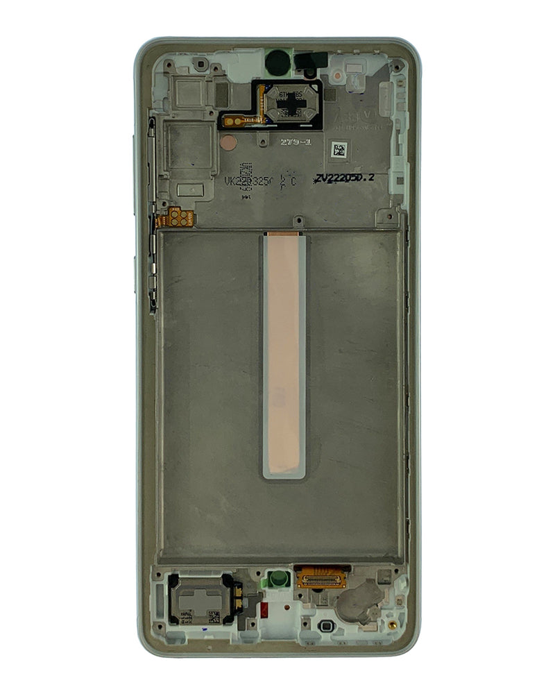 Samsung Galaxy A33 5G (A336 / 2022) OLED Screen Assembly Replacement With Frame (Refurbished) (White)