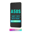 Samsung Galaxy A50s (A507 / 2019) OLED Screen Assembly Replacement With Frame (Refurbished) (All Colors)