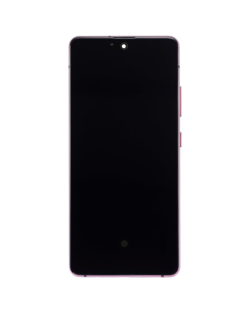 Samsung Galaxy A51 5G (A516 / 2020) OLED Screen Assembly Replacement With Frame (OLED PLUS) (Prism Cube Pink)
