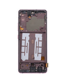 Samsung Galaxy A51 5G (A516 / 2020) OLED Screen Assembly Replacement With Frame (OLED PLUS) (Prism Cube Pink)