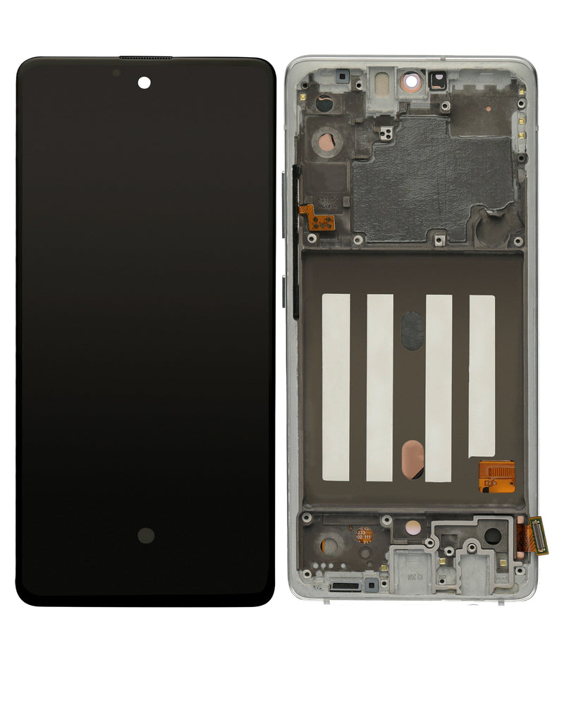 Samsung Galaxy A51 5G (A516 / 2020) OLED Screen Assembly Replacement With Frame (OLED PLUS) (Prism Cube White)